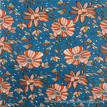 Tecido 100% Rayon respirável para senhora vestido de verão